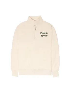 Muskoka Forever Quarter Zip - Cream