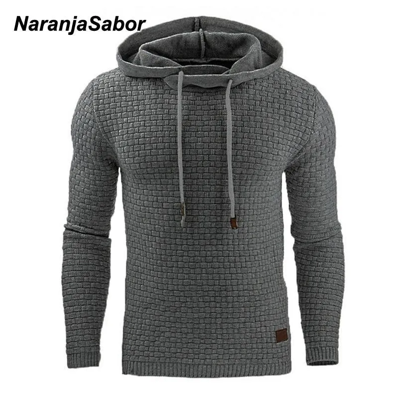 NaranjaSabor Men's Hoodie Slim Hooded Sweatshirt