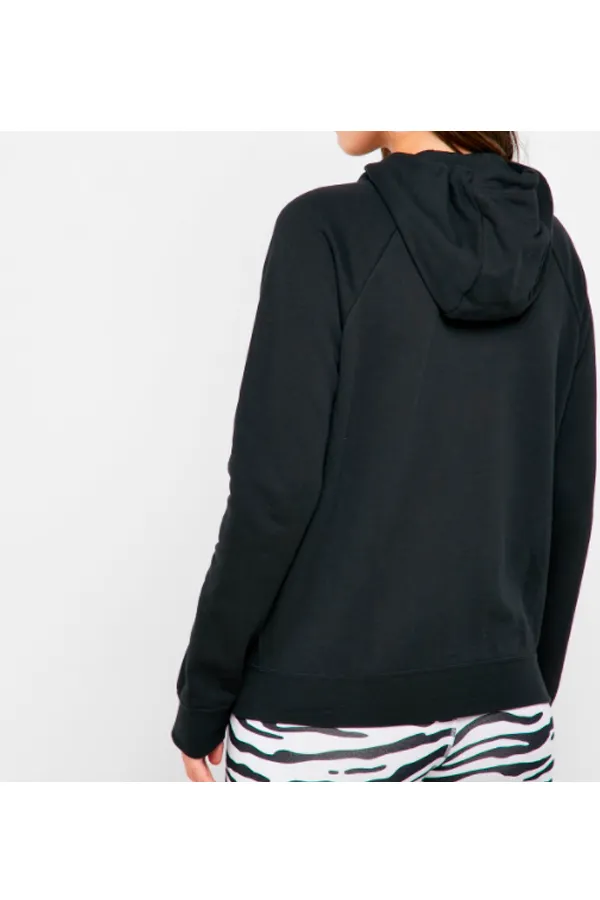 Nike Women Club Zip Hoodie Black