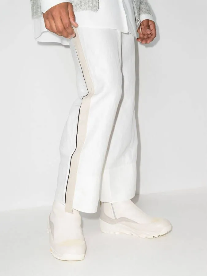 OUR LEGACY panelled ankle boots White