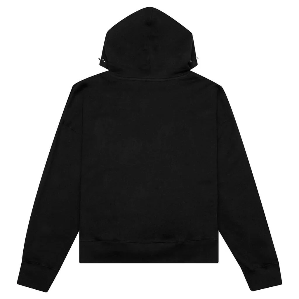 PA Punk Bear Hoodie - Black/Brown