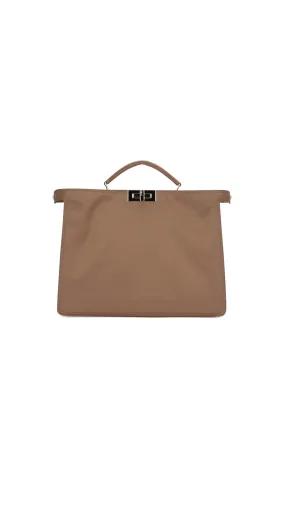 Peekaboo ISeeU Medium Tote Bag - Brown