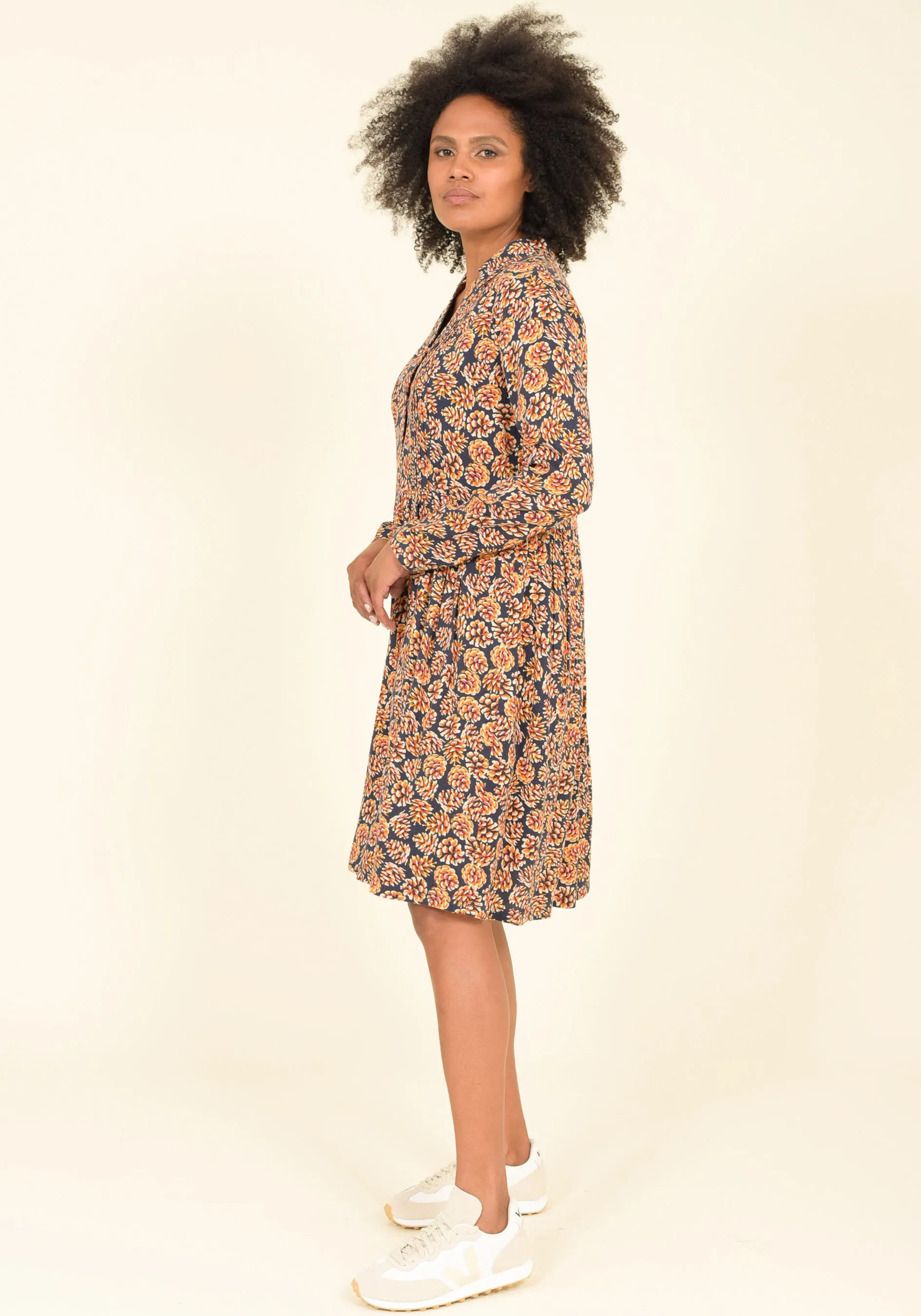 Pine Cone Shirt Dress