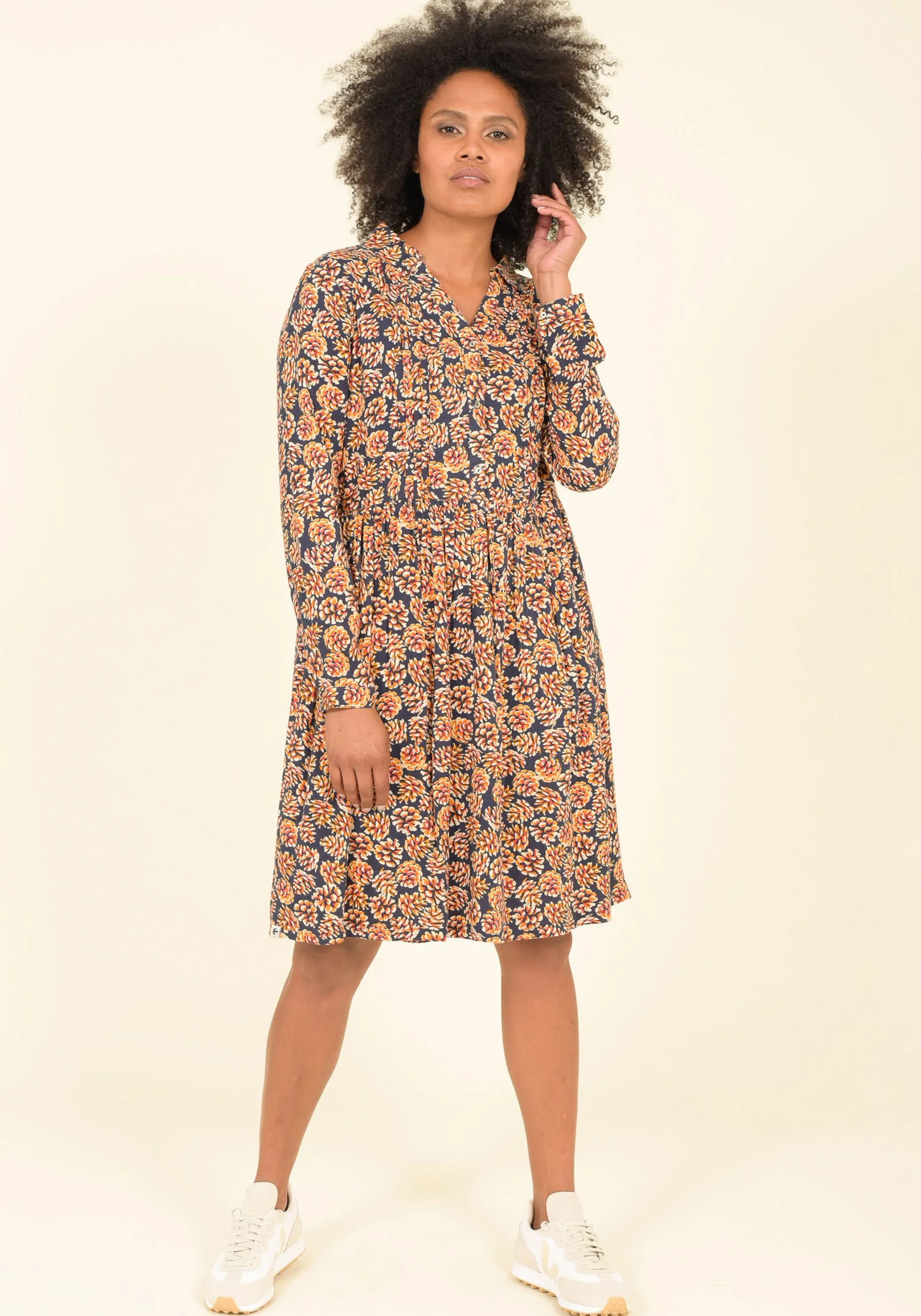 Pine Cone Shirt Dress