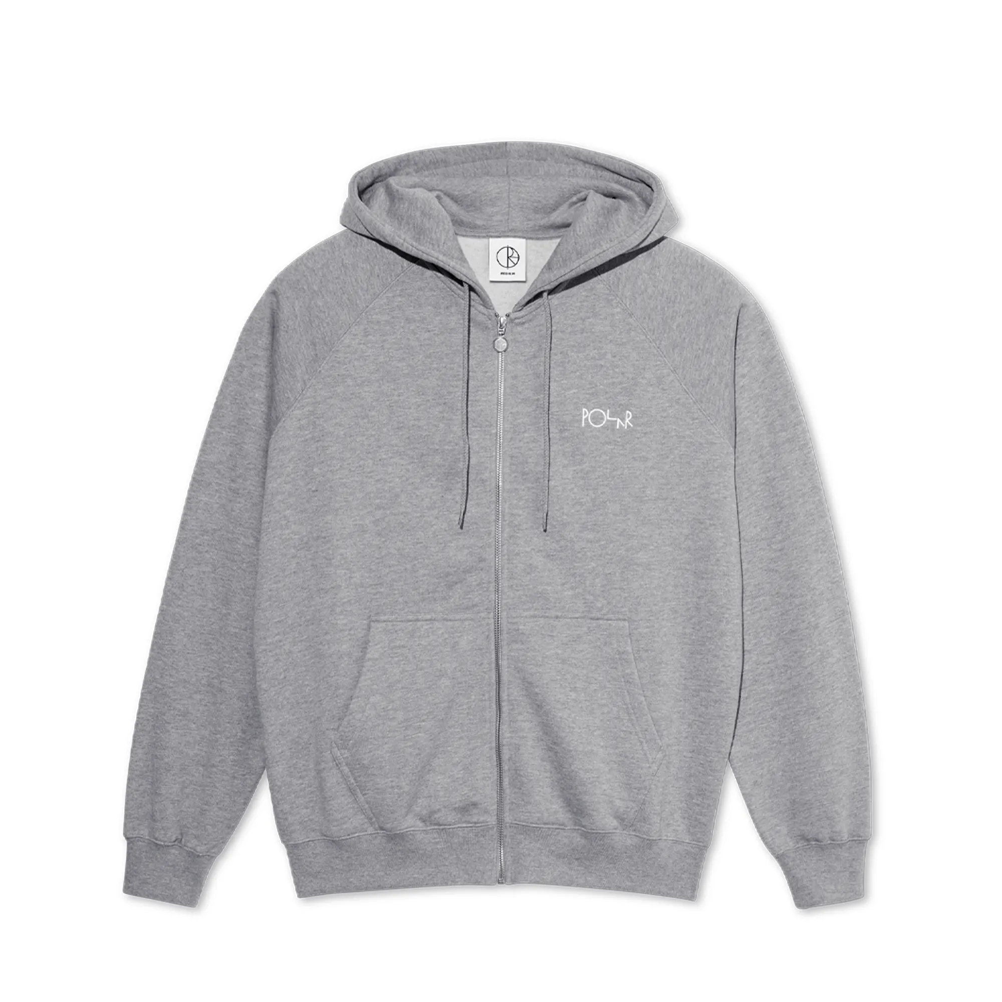 Polar Default Zip Hoodie Heather Grey