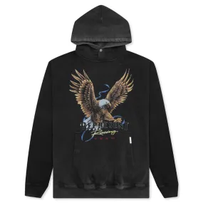 Racing Team Eagle Hoodie - Vintage Black