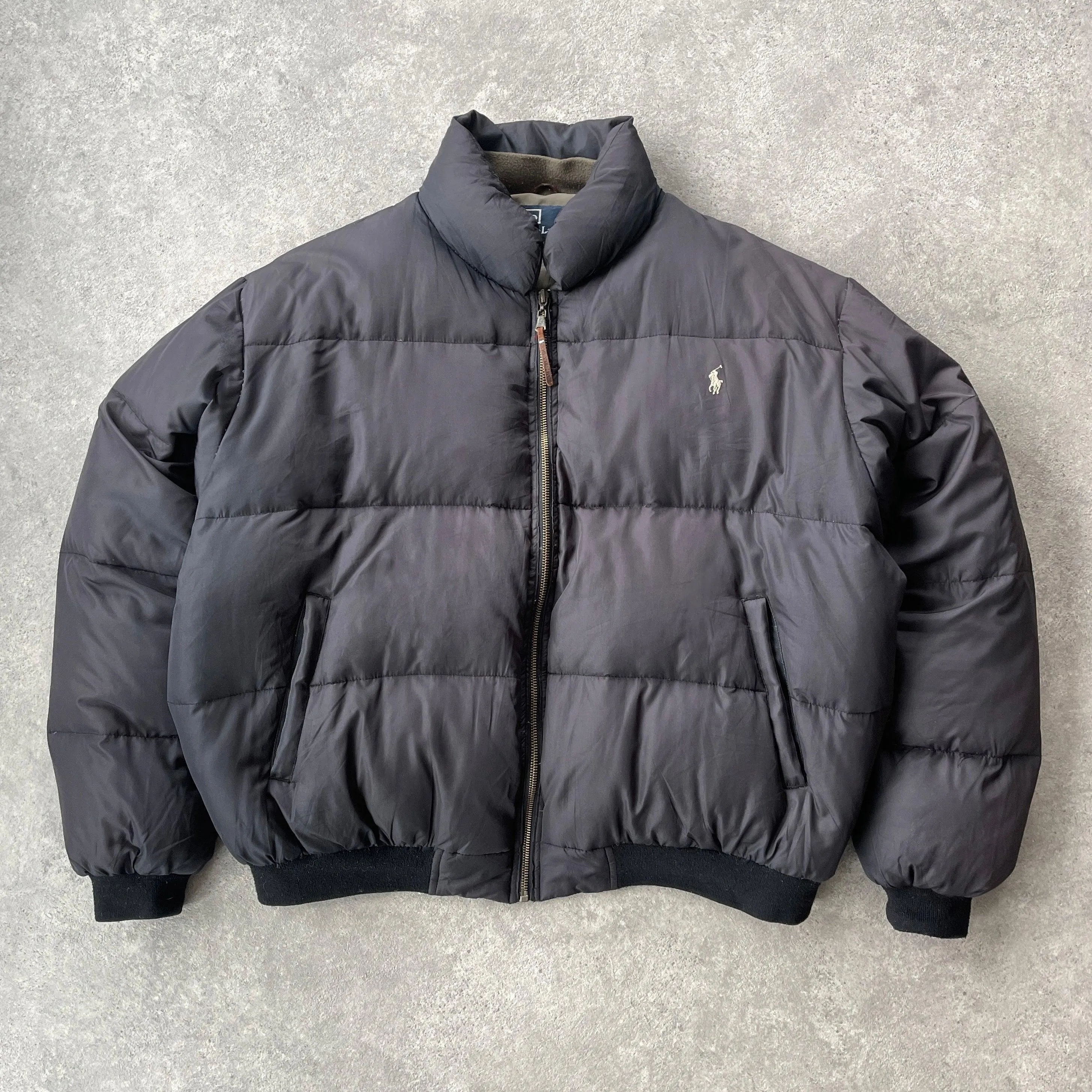 Ralph Lauren RARE 1990s heavyweight puffer bomber jacket (L)