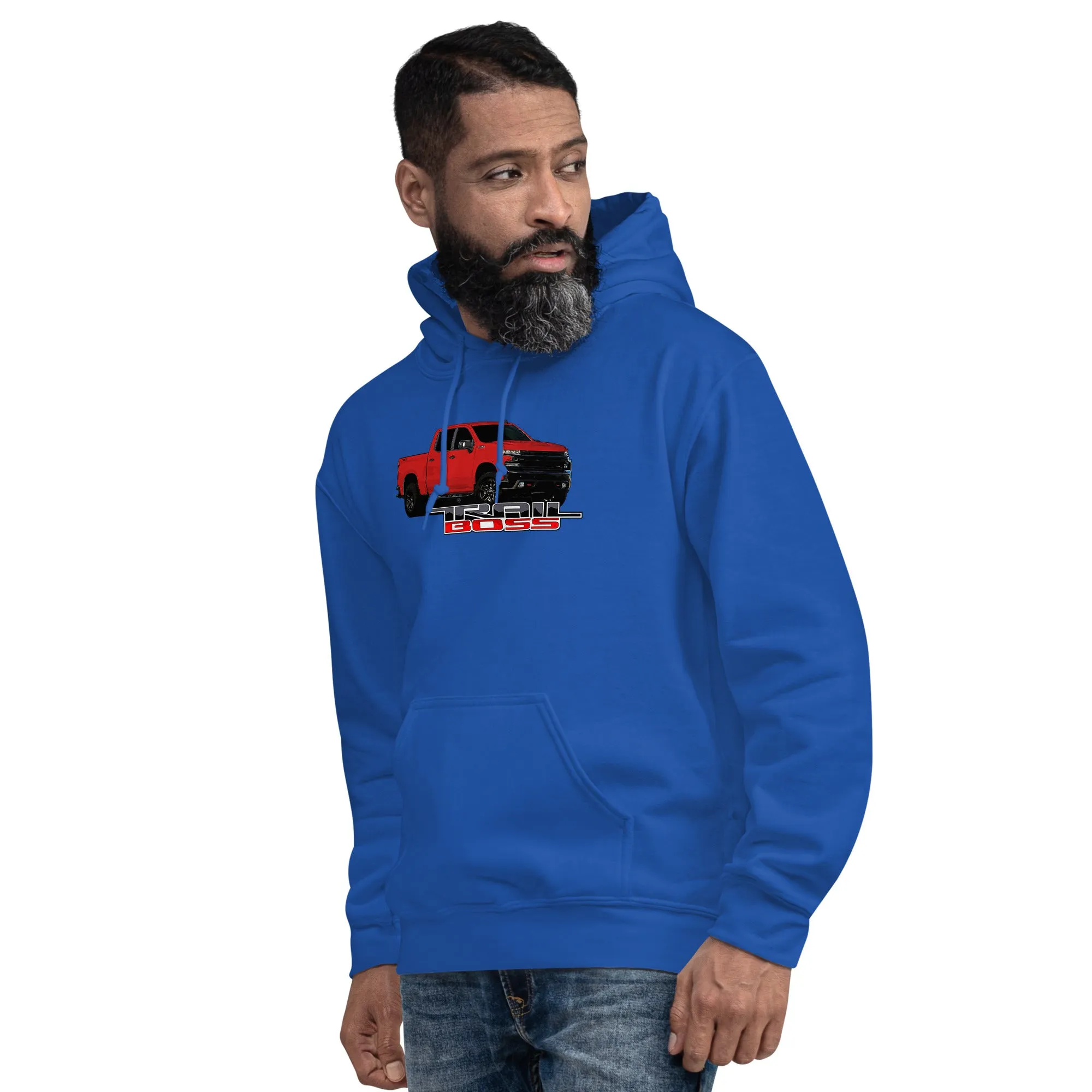 Red Trail Boss Truck Hoodie Sweatshirt