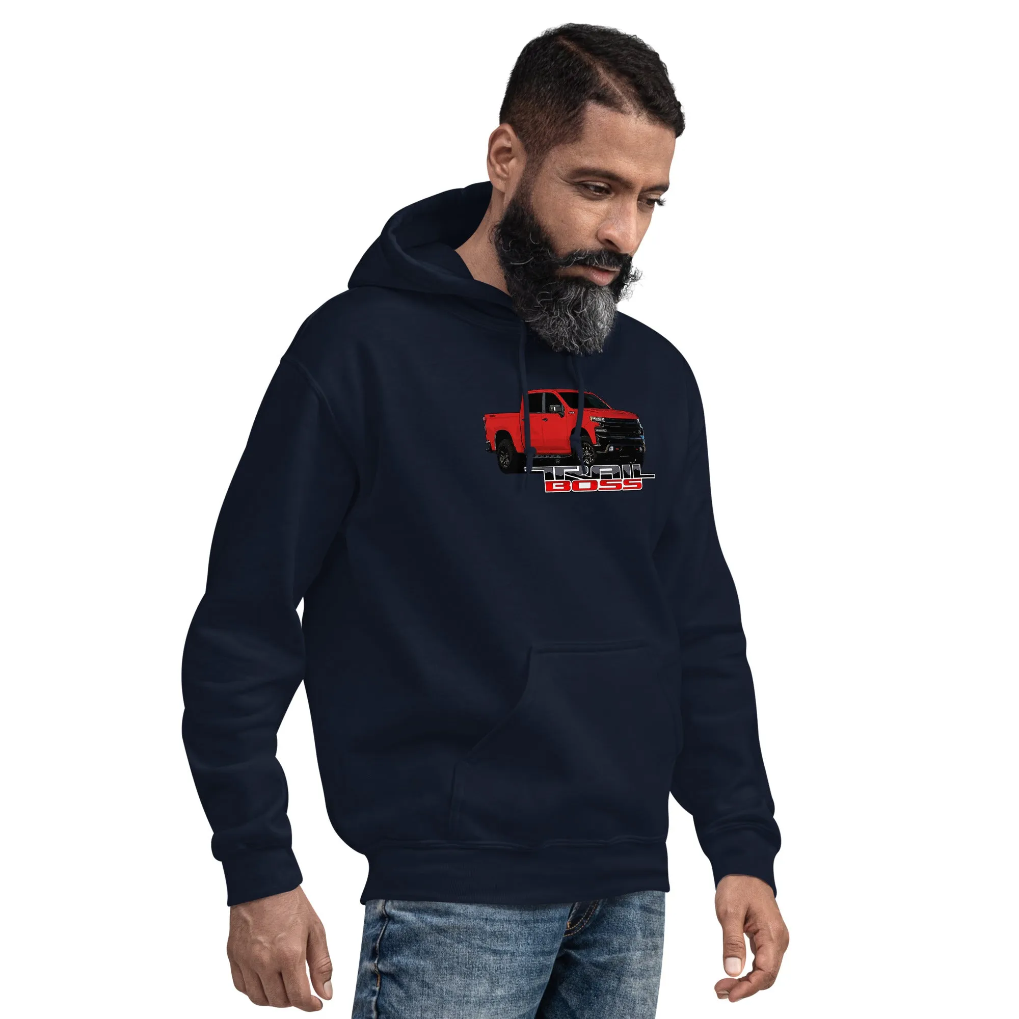 Red Trail Boss Truck Hoodie Sweatshirt