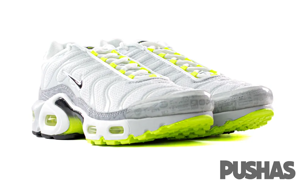 [Refurbished] Air Max Plus TN 'Retro Air Max Logos / Reflective White Volt' GS (2021)