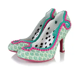 Ruby Shoo Miley Green Court Shoes