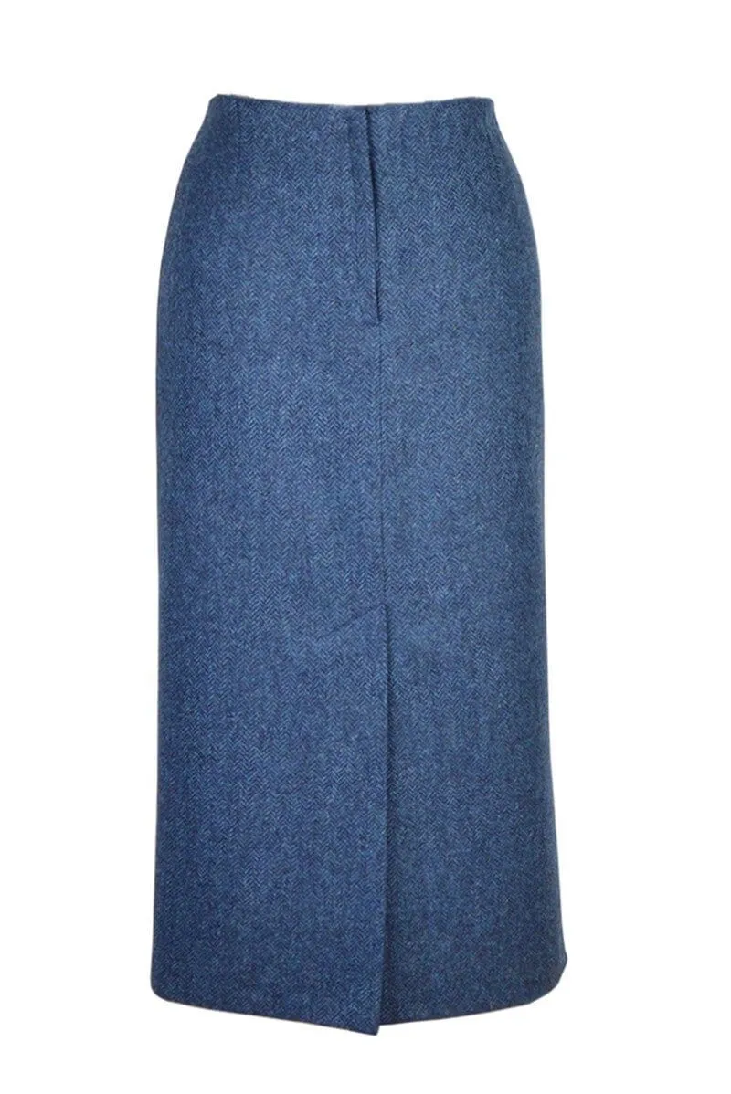 SAMPLE Tailored Tweed 31 Skirt (Lorne-Blue)