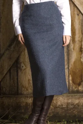 SAMPLE Tailored Tweed 31 Skirt (Lorne-Blue)