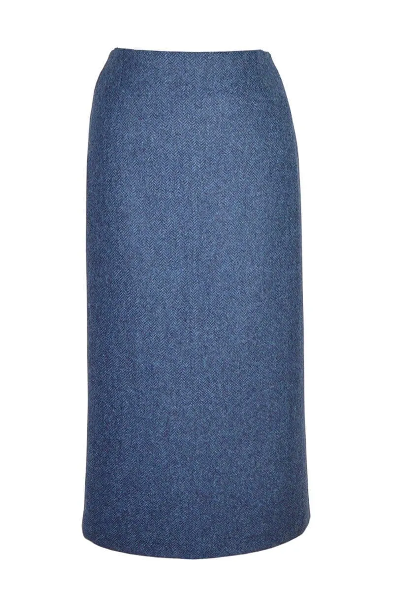 SAMPLE Tailored Tweed 31 Skirt (Lorne-Blue)