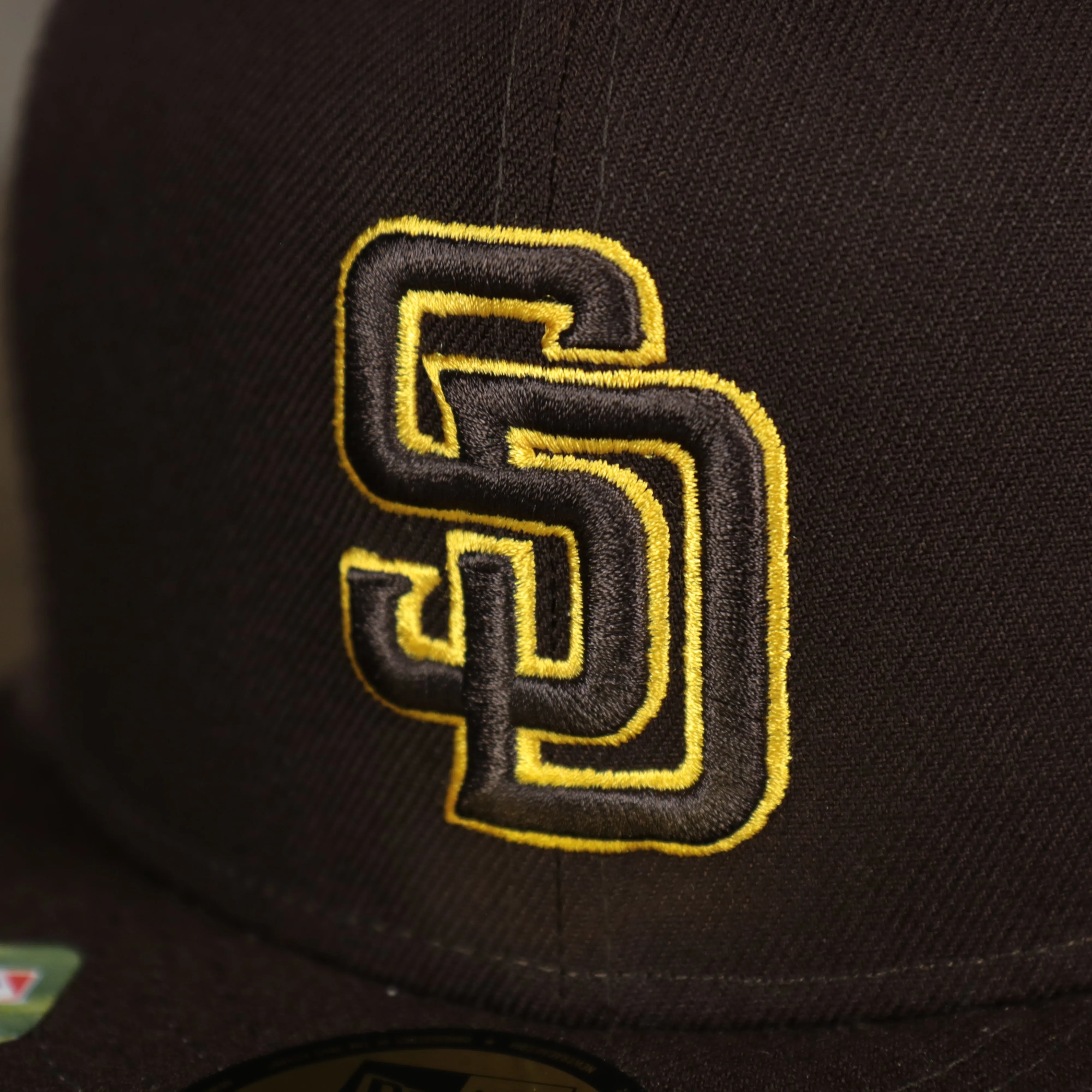 San Diego Padres Onfield 2022 Batting Practice 59Fifty Trucker Hat | Brown