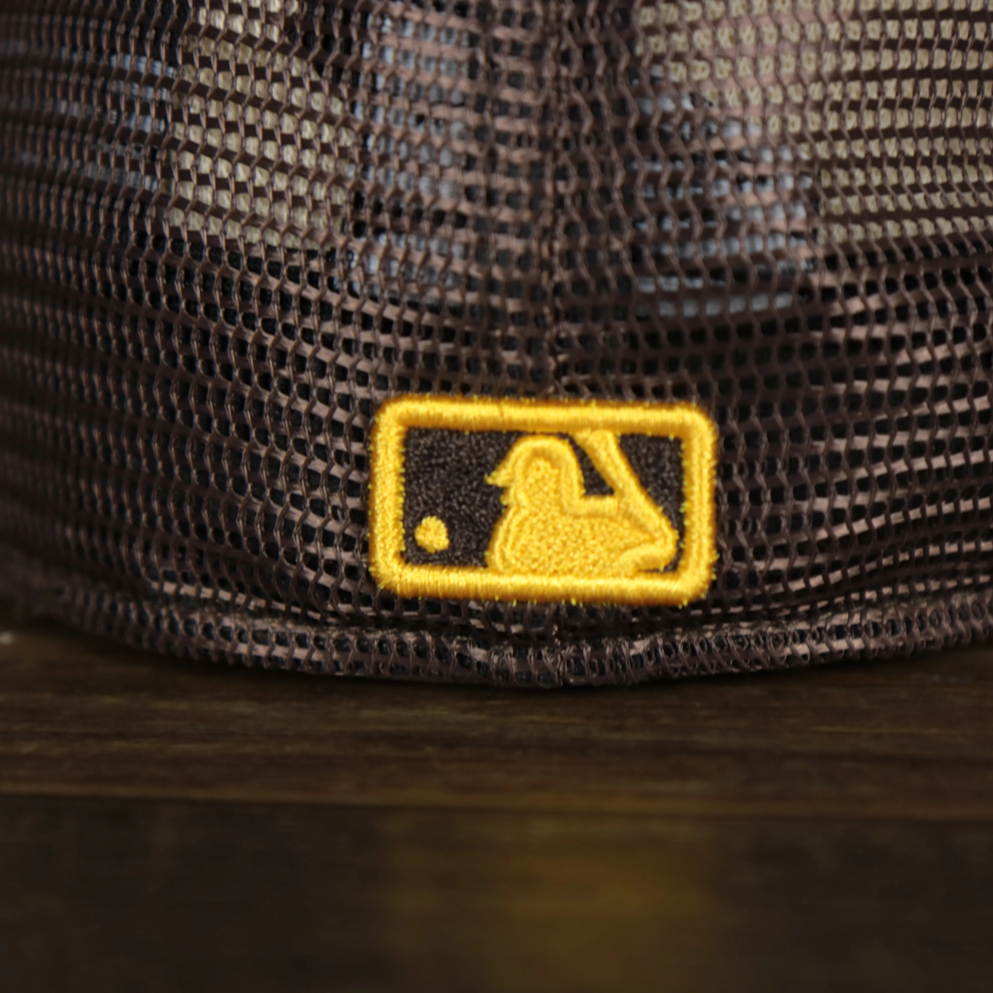 San Diego Padres Onfield 2022 Batting Practice 59Fifty Trucker Hat | Brown