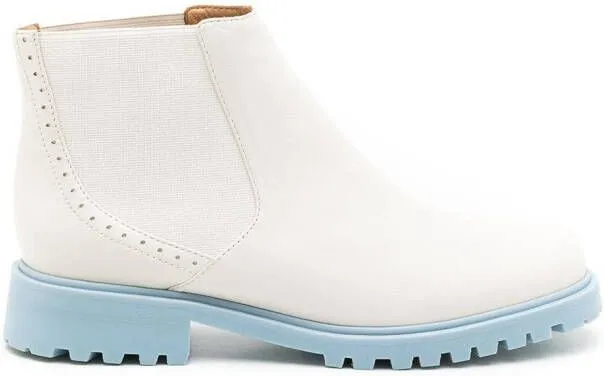 Sarah Chofakian Soul ankle boots White