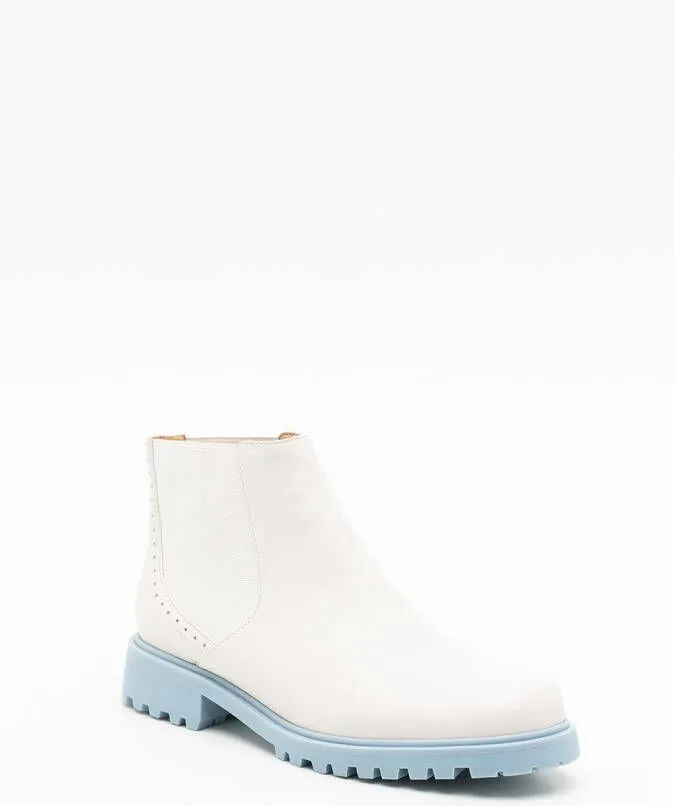 Sarah Chofakian Soul ankle boots White