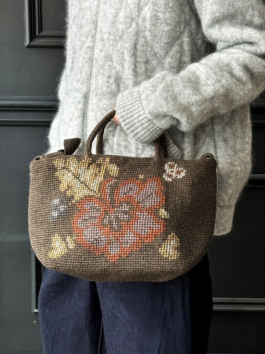 SOPHIE DIGARD - Flower Tote in Bracken