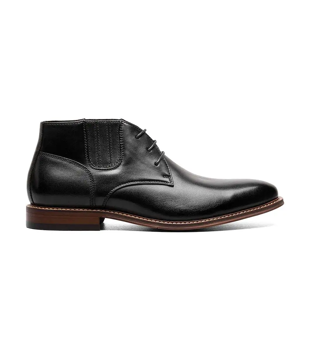 Stacy Adams - MAXWELL Plain Toe Chukka Boot - Black - 25551-001