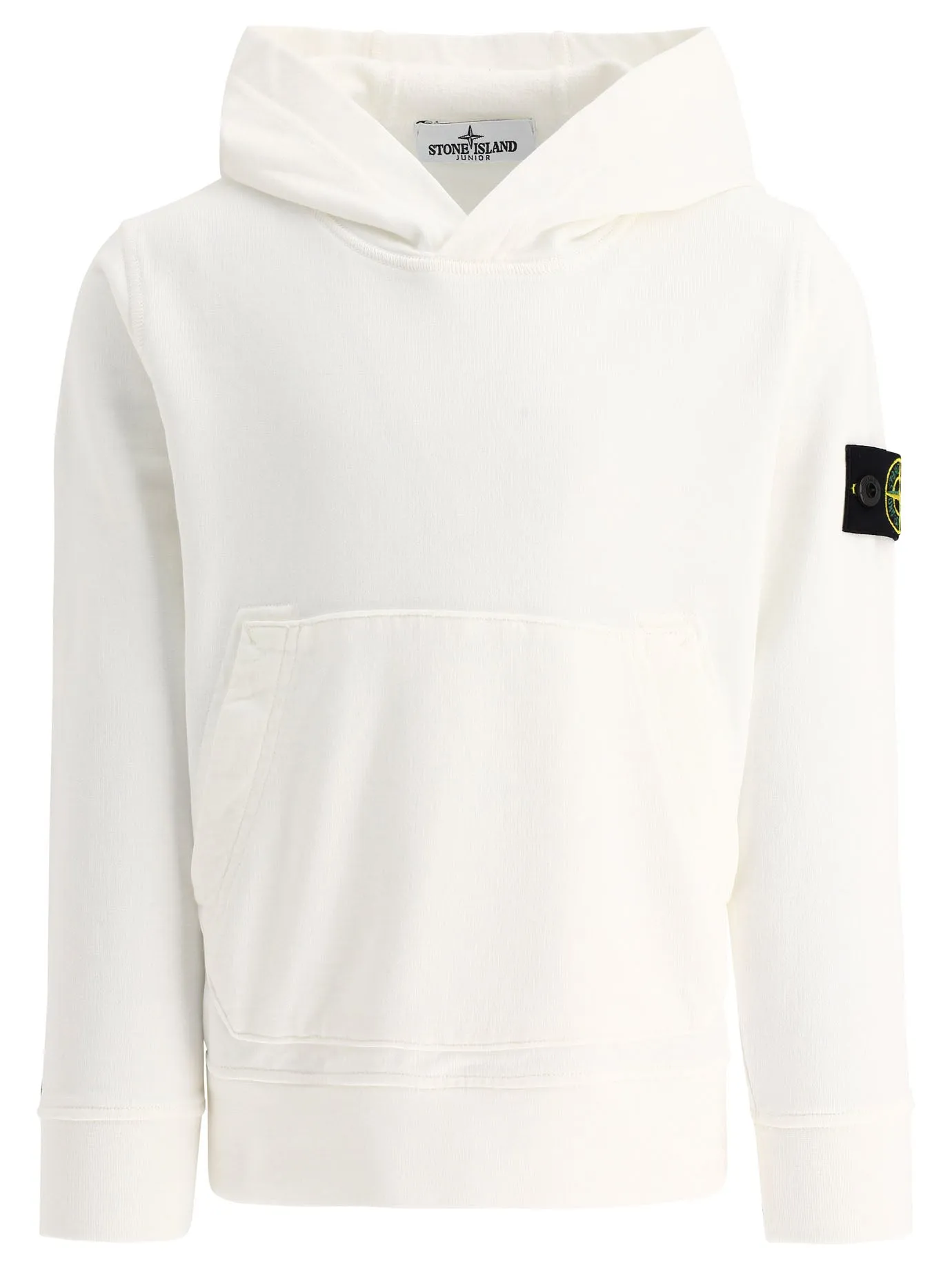 Stone Island Junior Logo Patch Hoodie