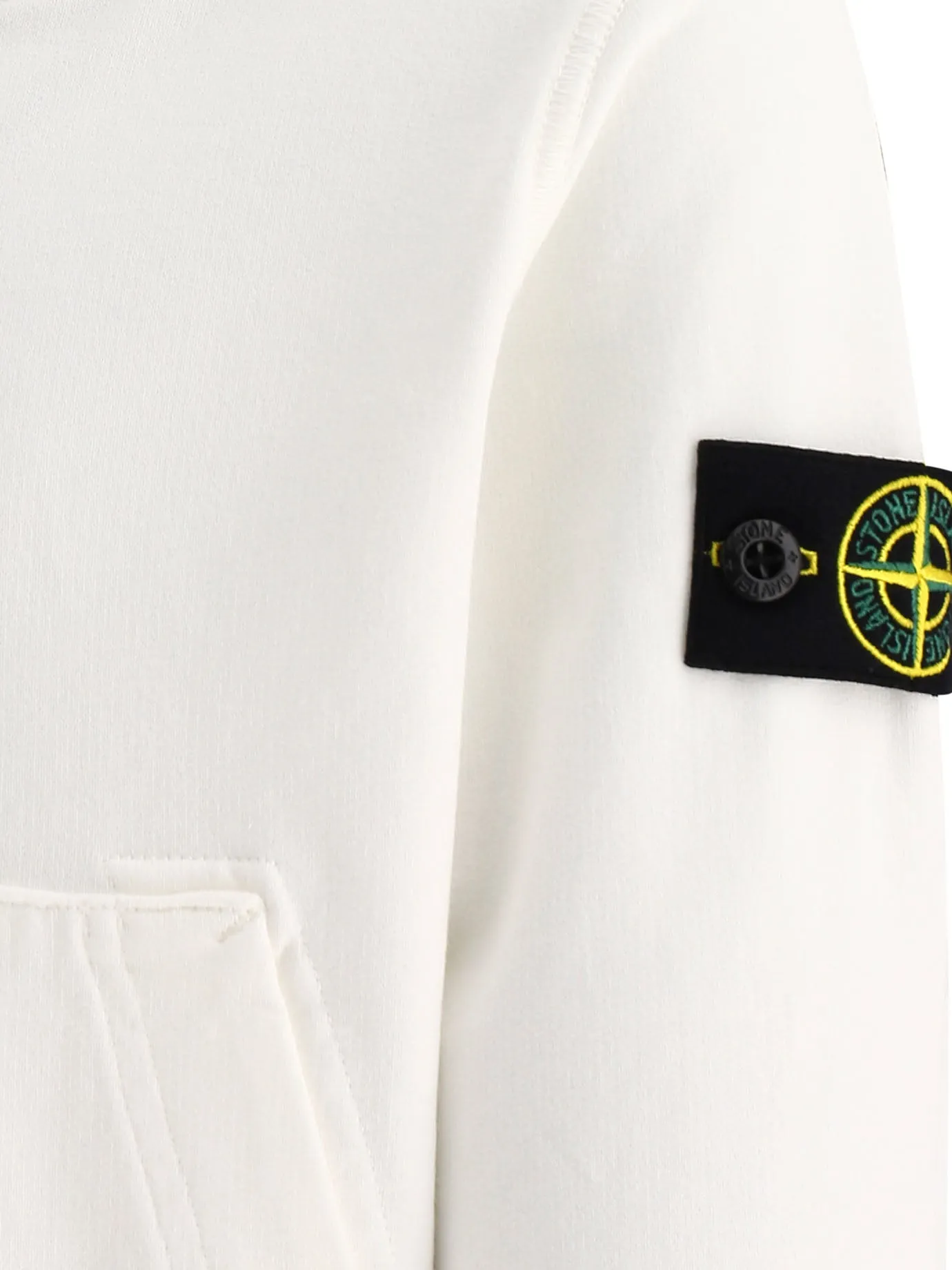 Stone Island Junior Logo Patch Hoodie