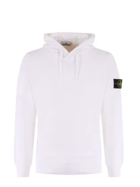 Stone Island Logo Patch Drawstring Hoodie