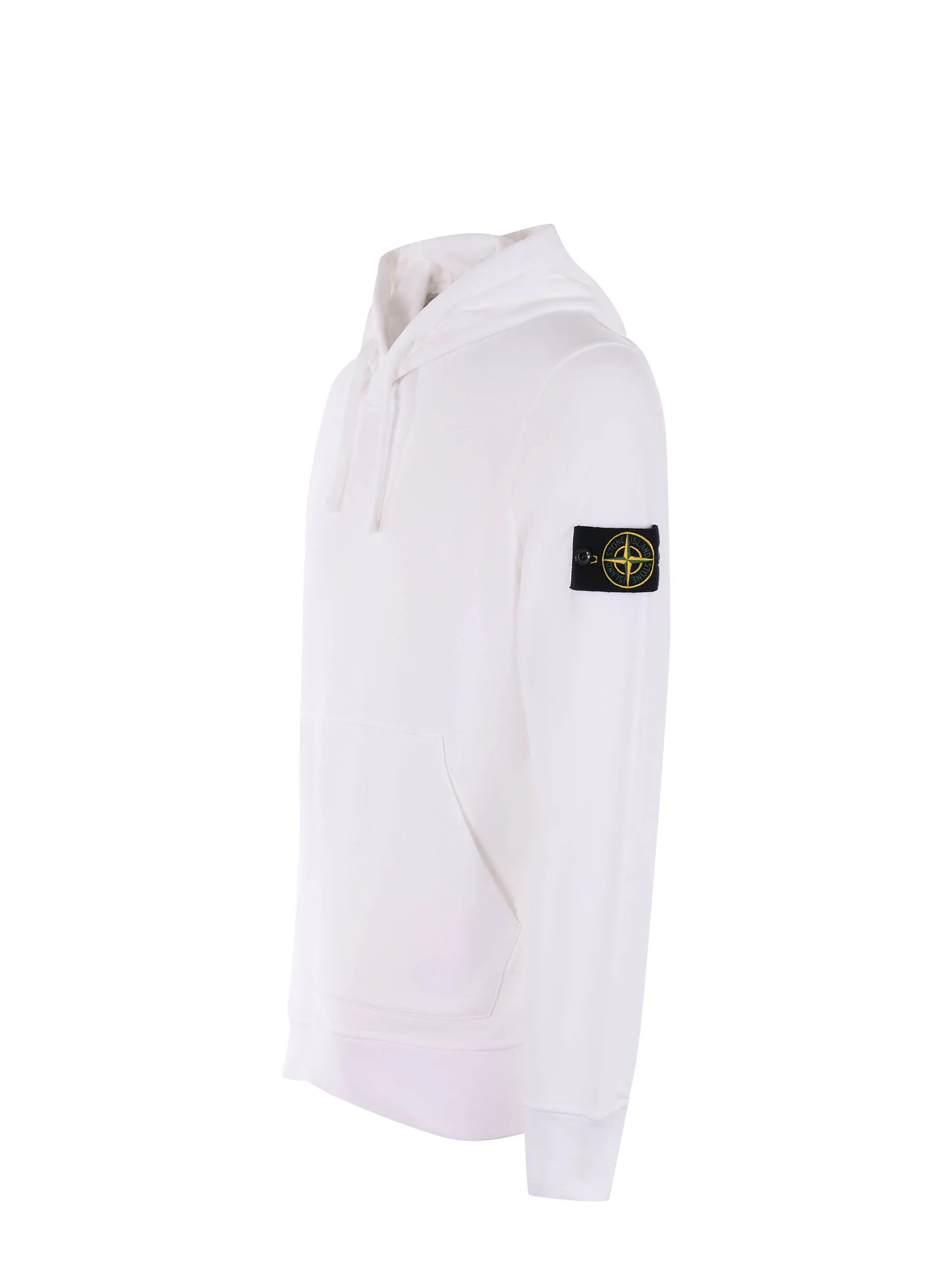 Stone Island Logo Patch Drawstring Hoodie