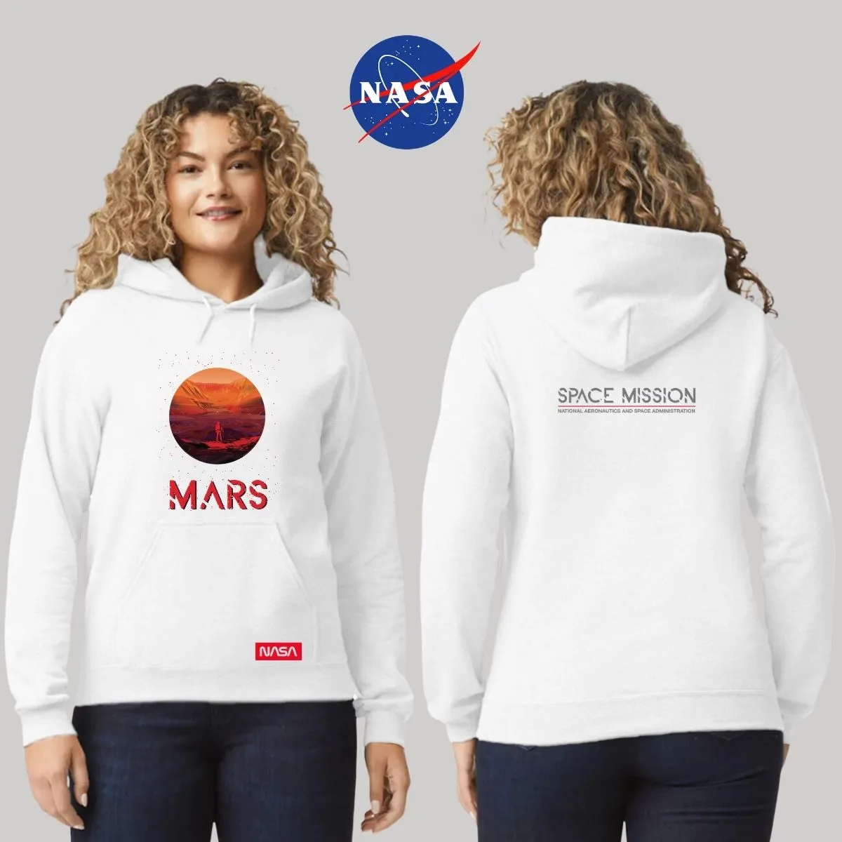 Sudadera para Mujer Hoodie Nasa Mars