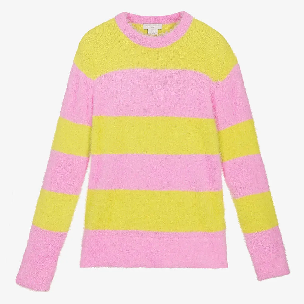 Teen Pink & Yellow Sweater