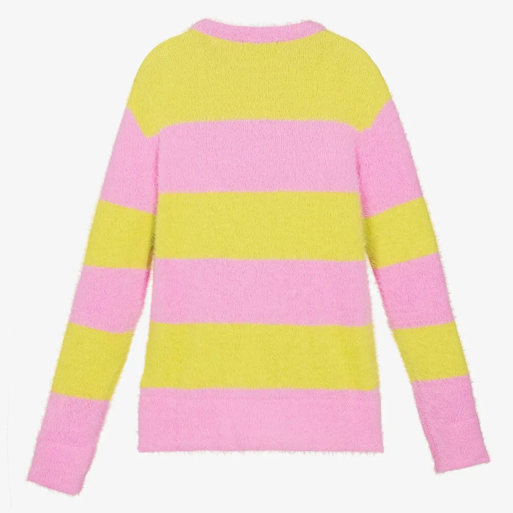 Teen Pink & Yellow Sweater