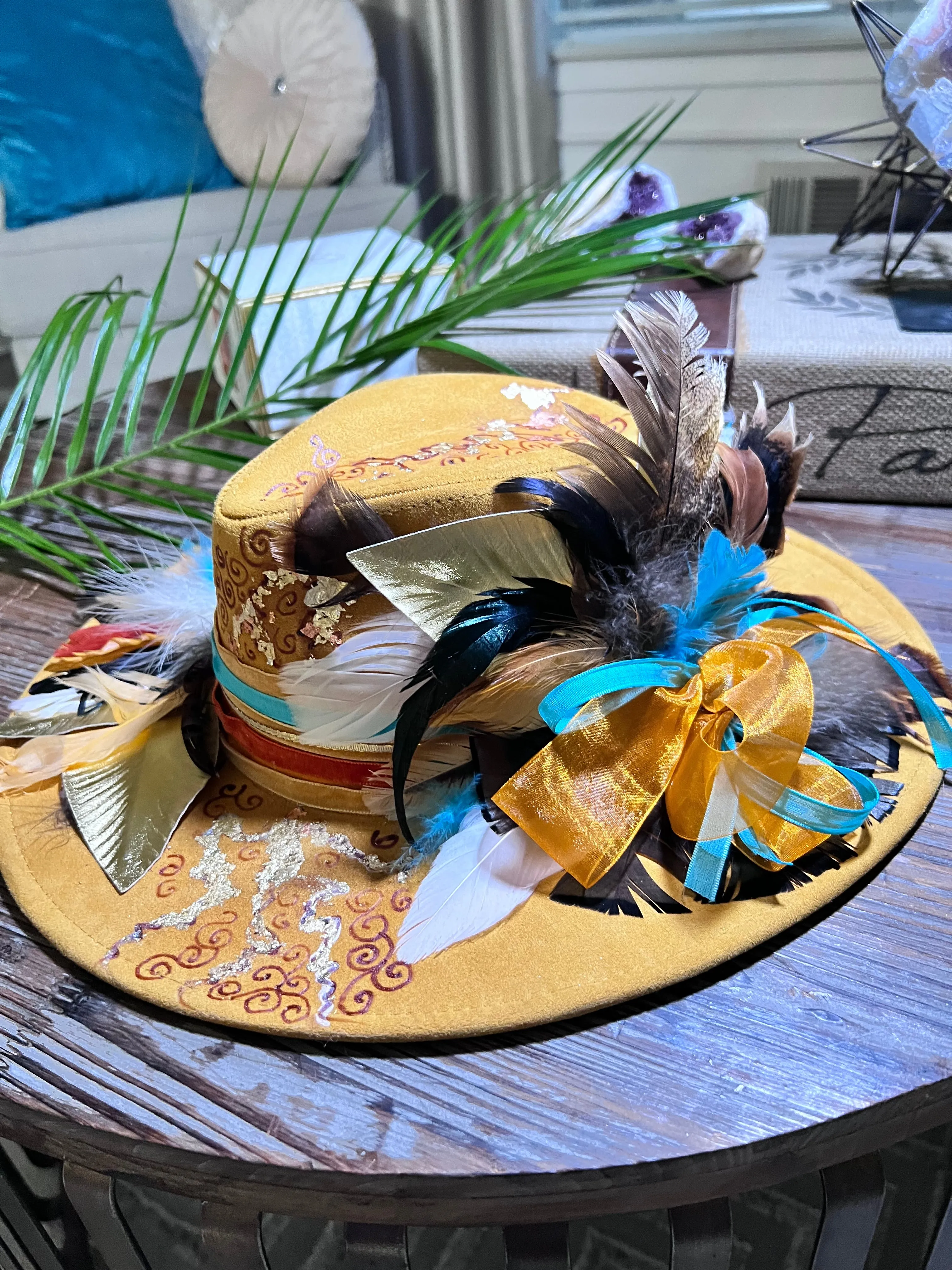 The Gold Dust Feather Hat