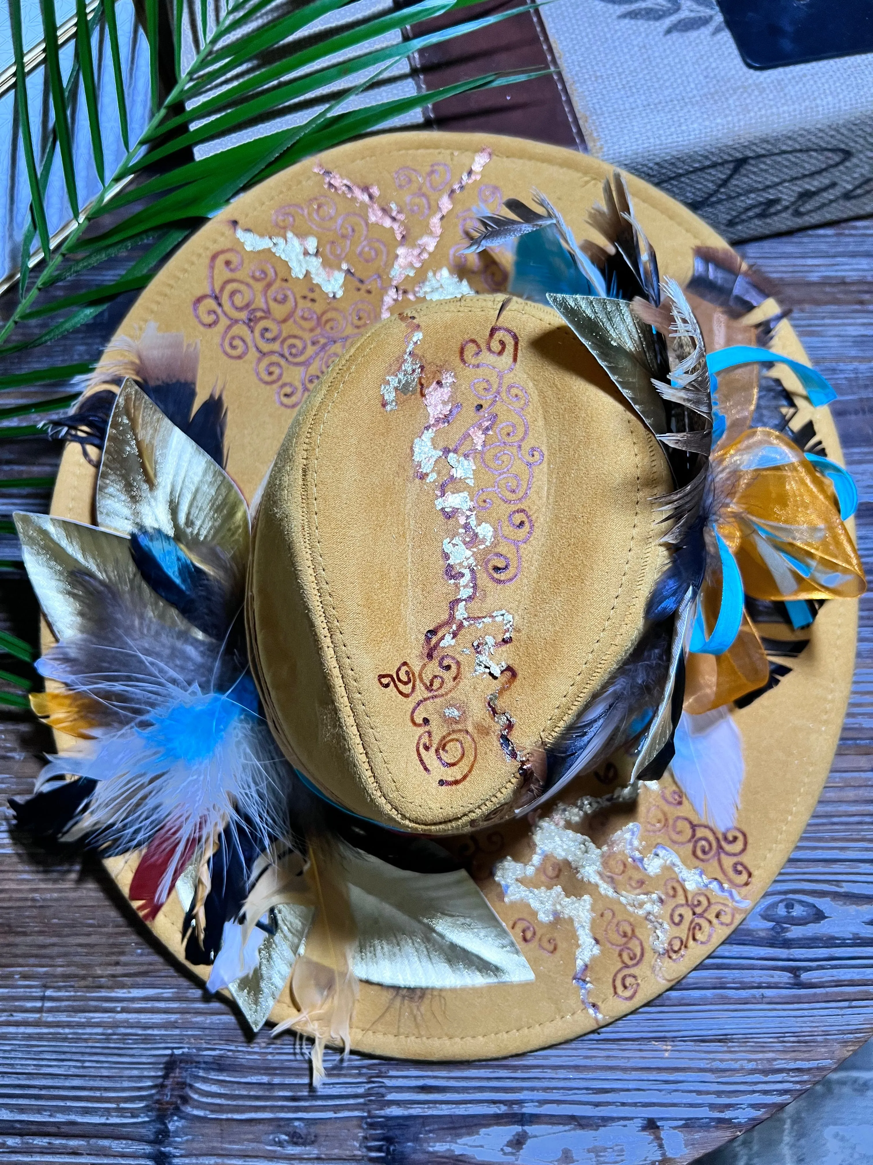 The Gold Dust Feather Hat