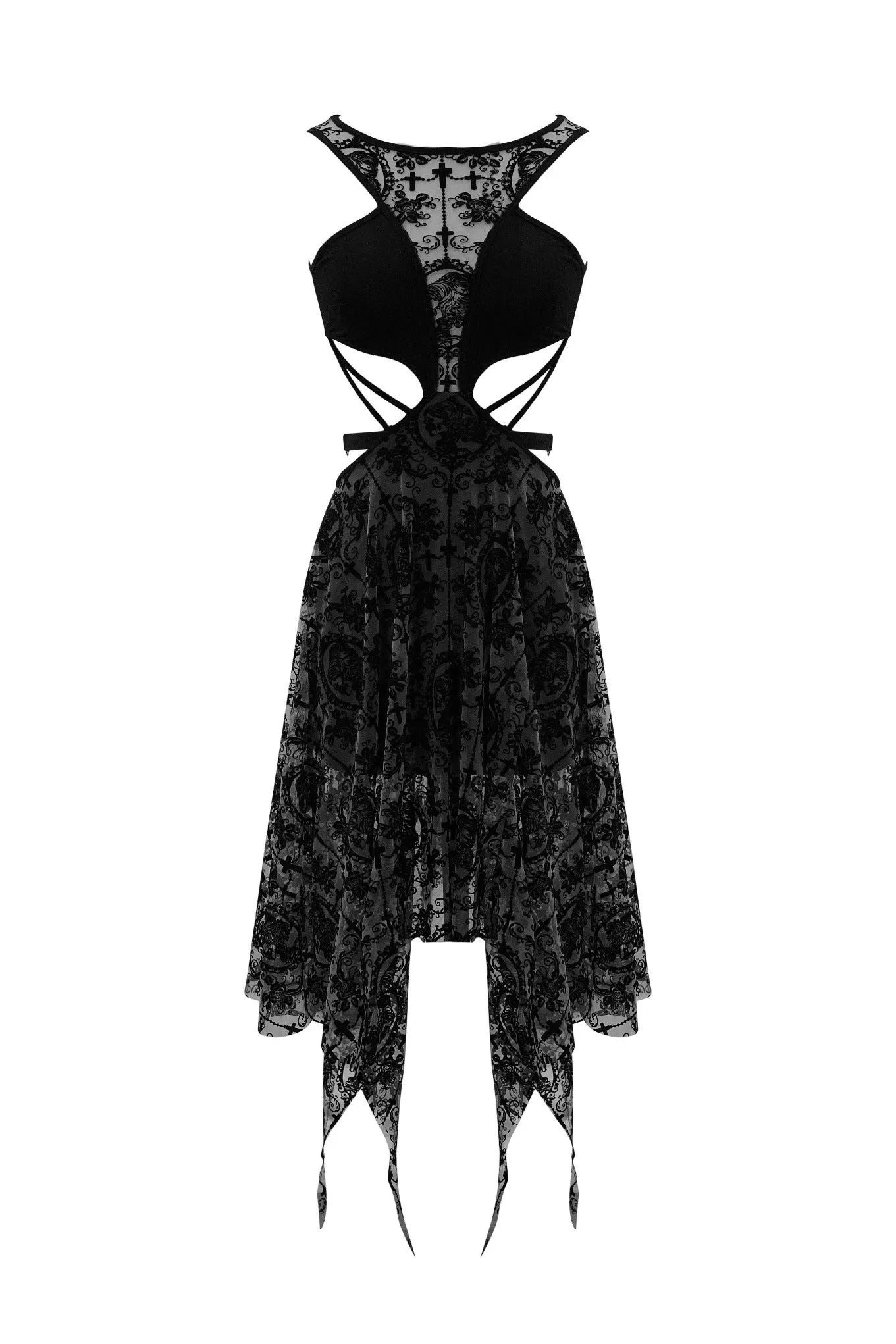 The Lace Cameo Butterfly Dress