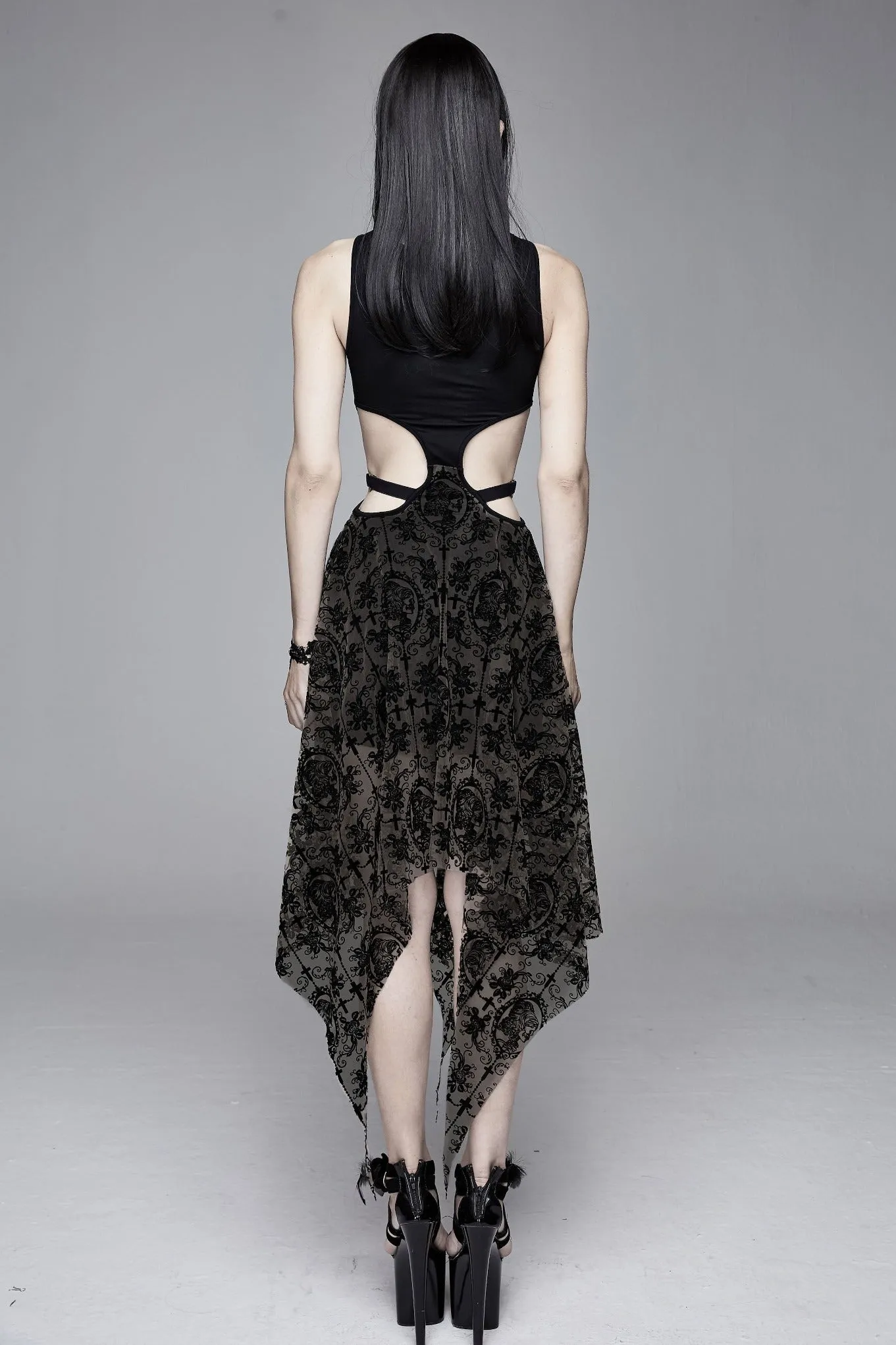 The Lace Cameo Butterfly Dress