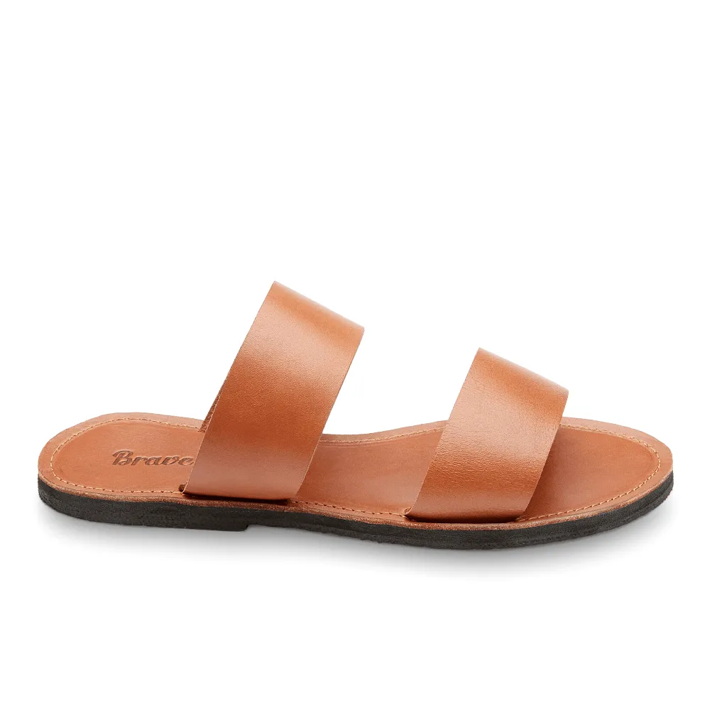 The Ophelia Leather Slide Sandal