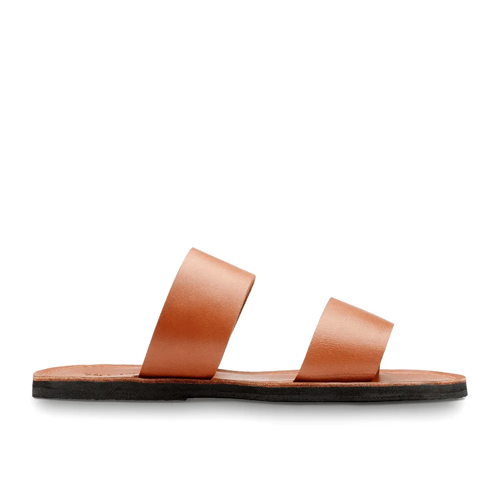 The Ophelia Leather Slide Sandal