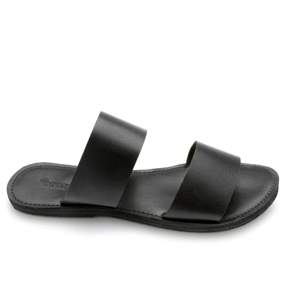 The Ophelia Leather Slide Sandal