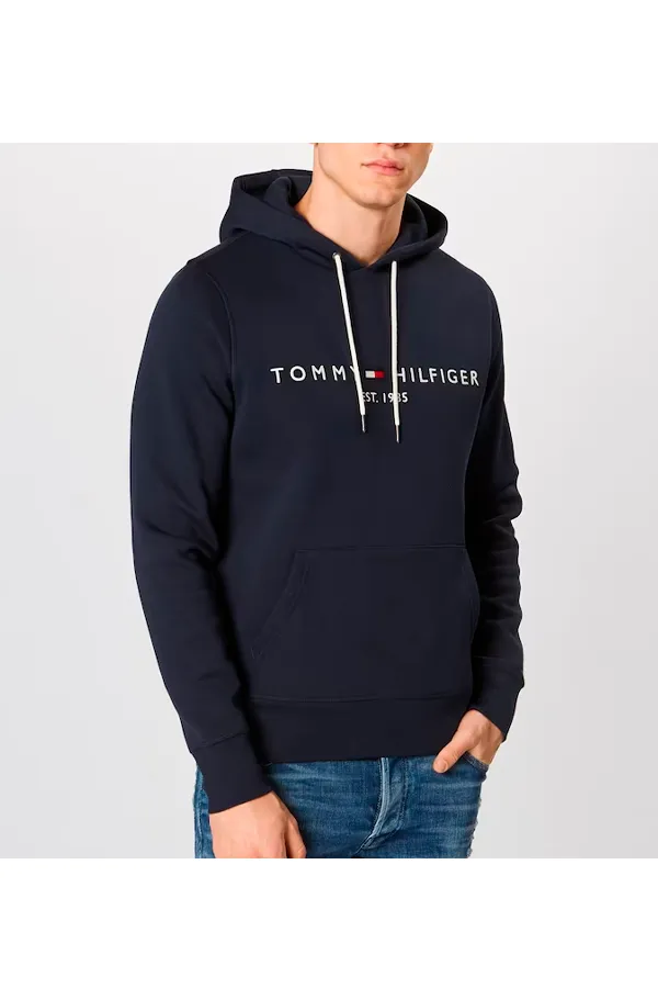 Tommy Hilfiger Essential Logo Hoodie Navy