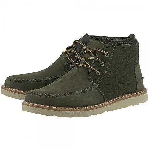 TOMS CHUKKA BOOT - OLIVE SUEDE