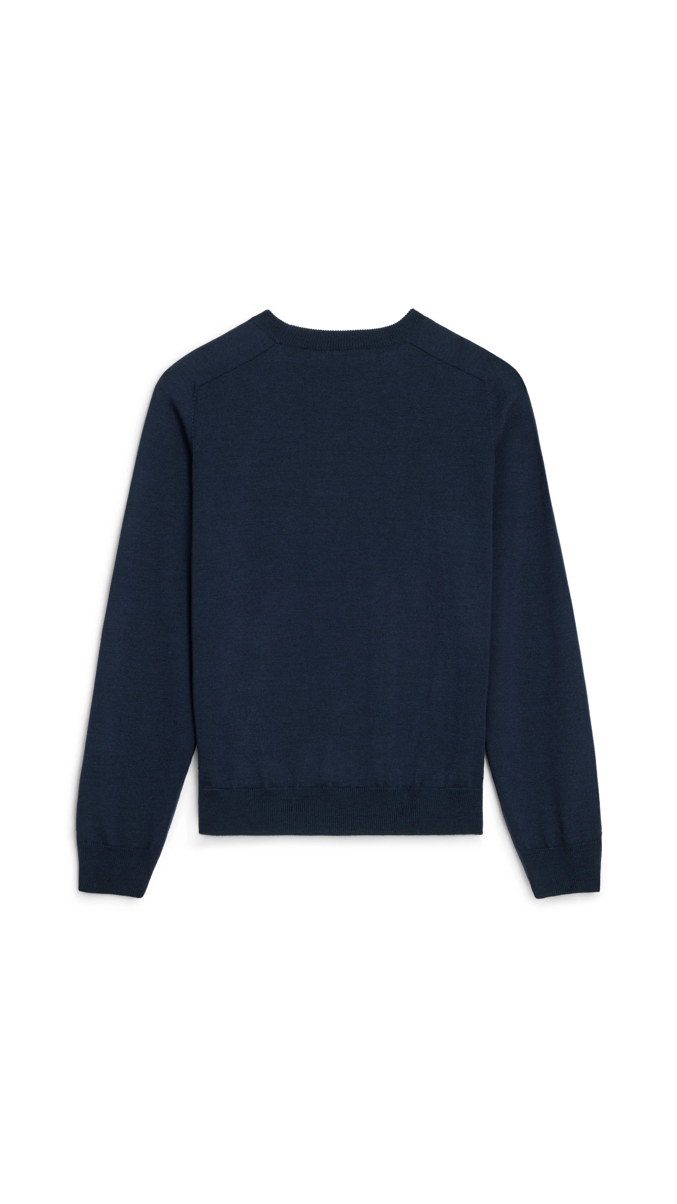 Triomphe Crewneck Sweater in Wool - Navy