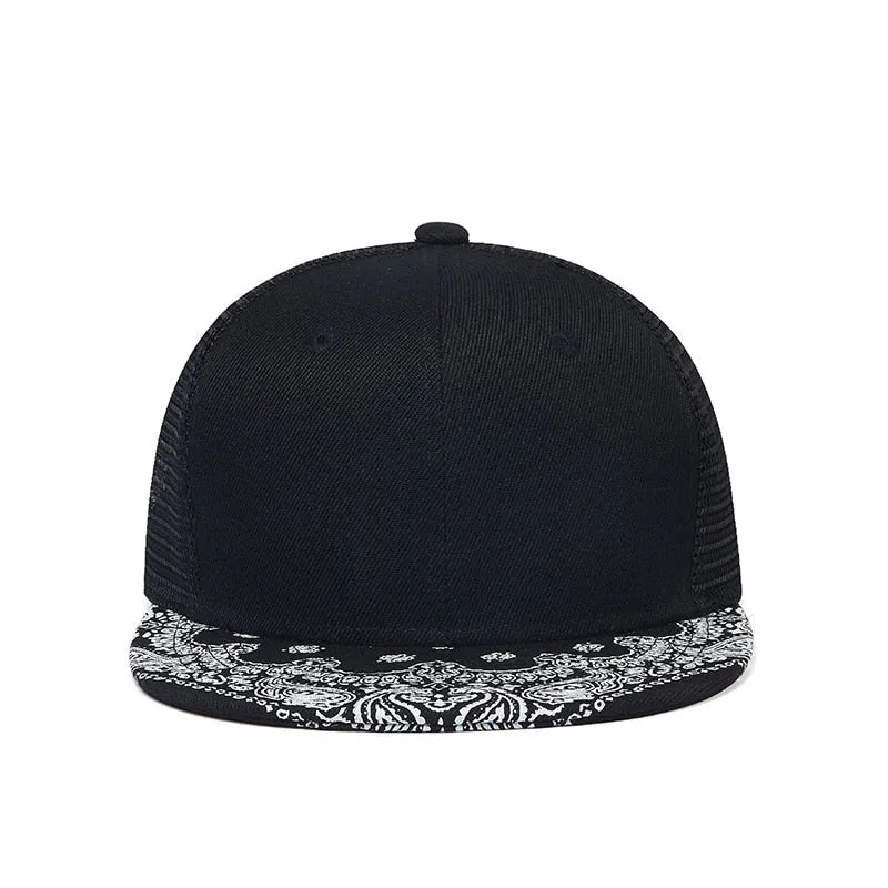 Unisex Casual Sunscreen Flat-brimmed Outdoor Hip Hop Baseball Cap