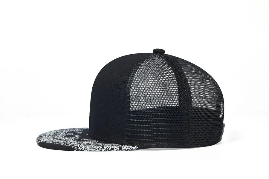 Unisex Casual Sunscreen Flat-brimmed Outdoor Hip Hop Baseball Cap