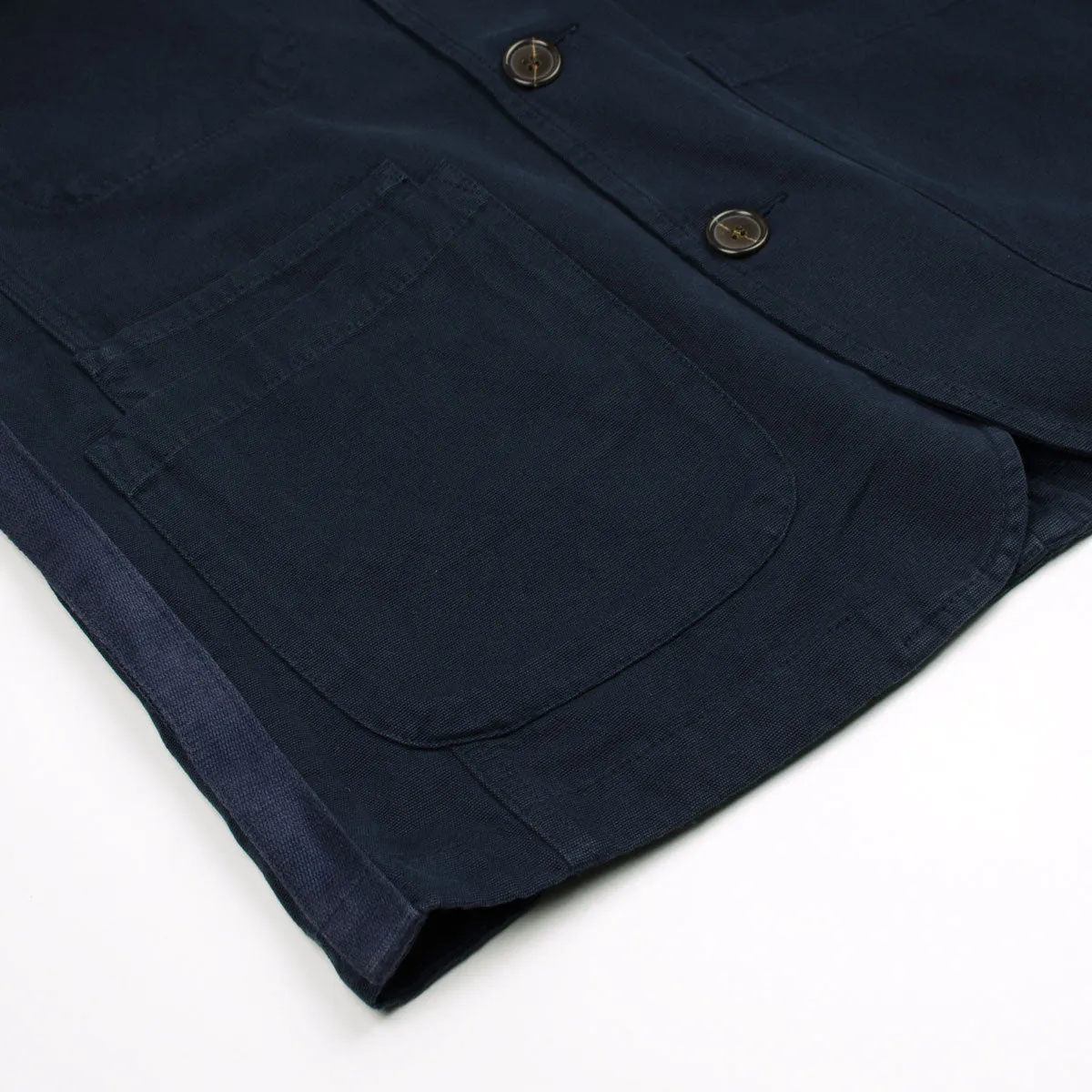 Universal Works - Bakers Jacket Canvas - Navy