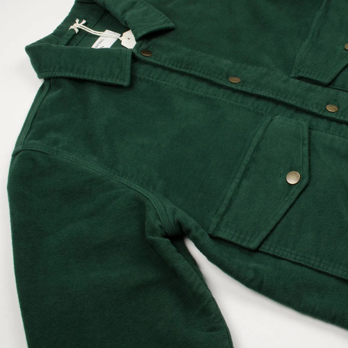 Universal Works - NW Jacket Moleskin - Forest Green