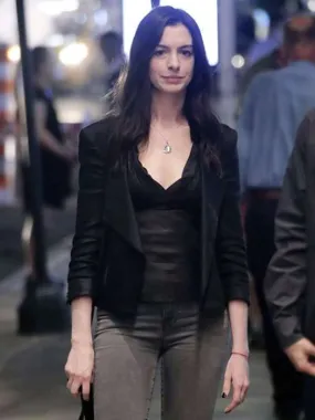 WeCrashed Anne Hathaway Leather Jacket - New American Jackets