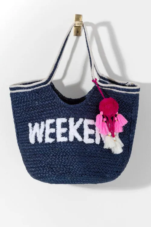 WEEKEND TOTE - NAVY