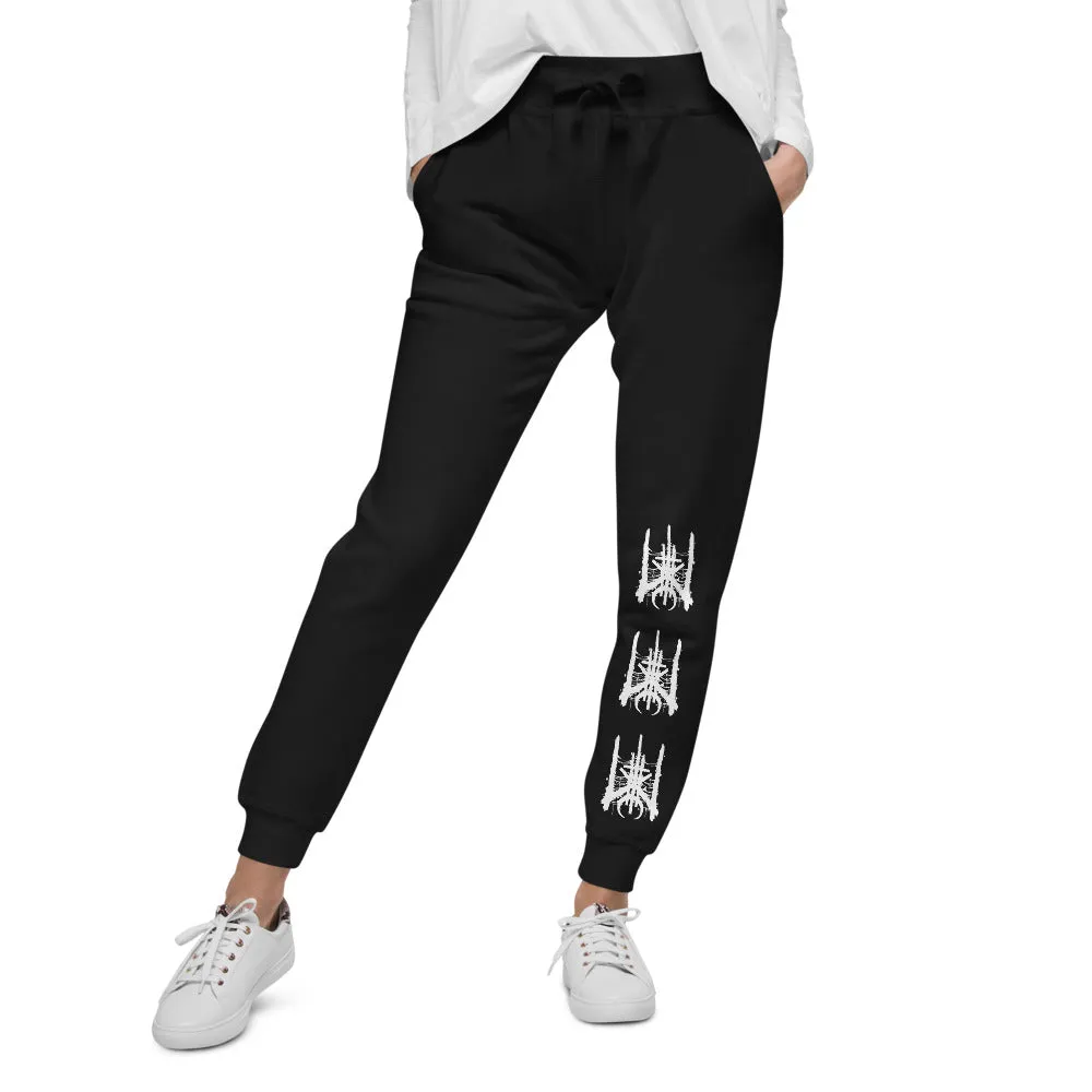 WIDOW SIGIL BLACK FLEECE UNISEX JOGGERS