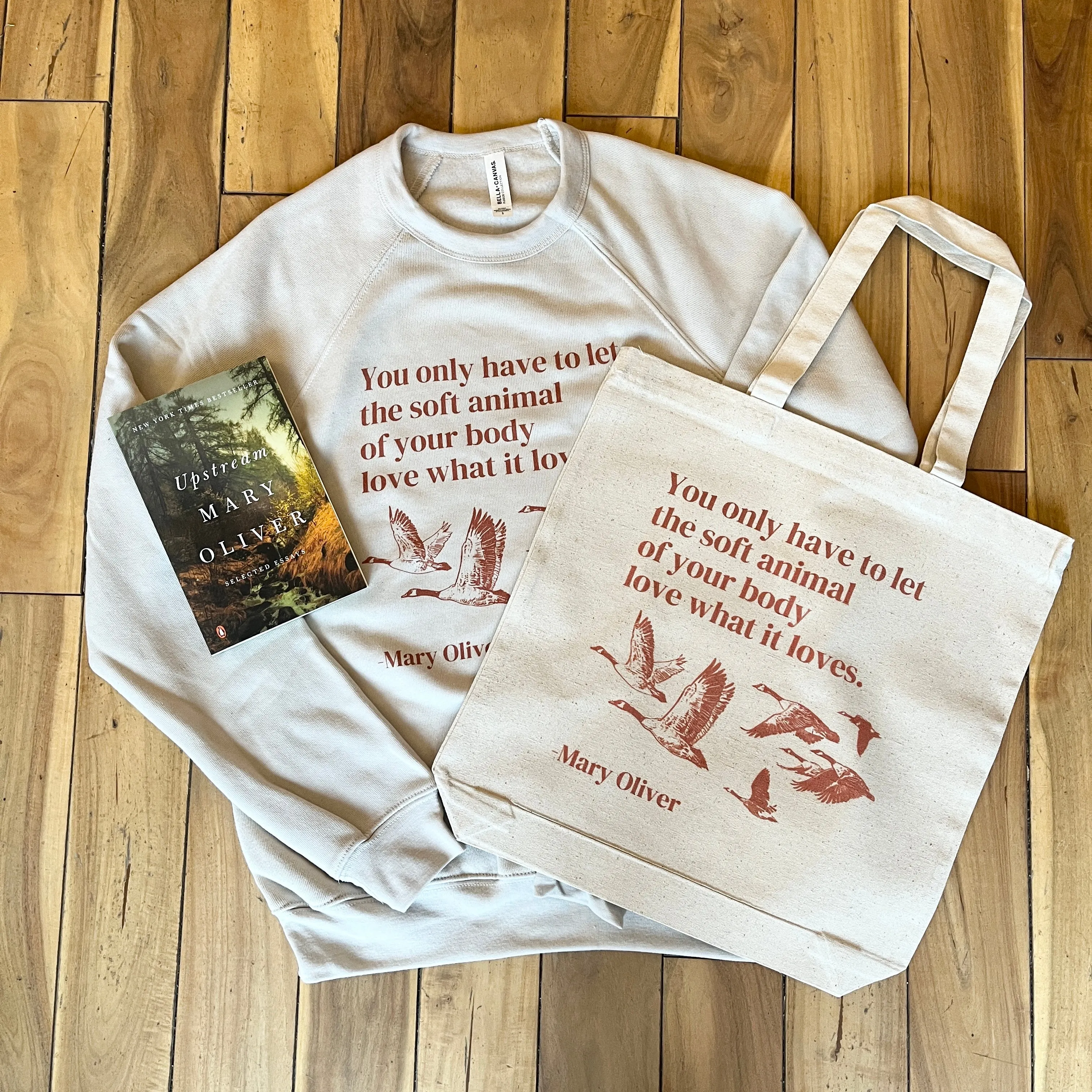 Wild Geese Mary Oliver Tote Bag