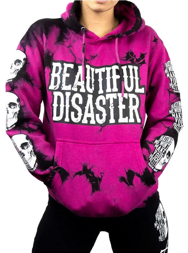 Women's Hating Me Tie Dye Hoodie